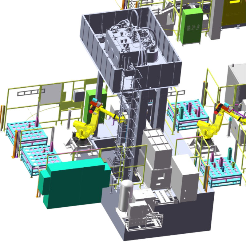 Industrial Robot Automated Handling Line