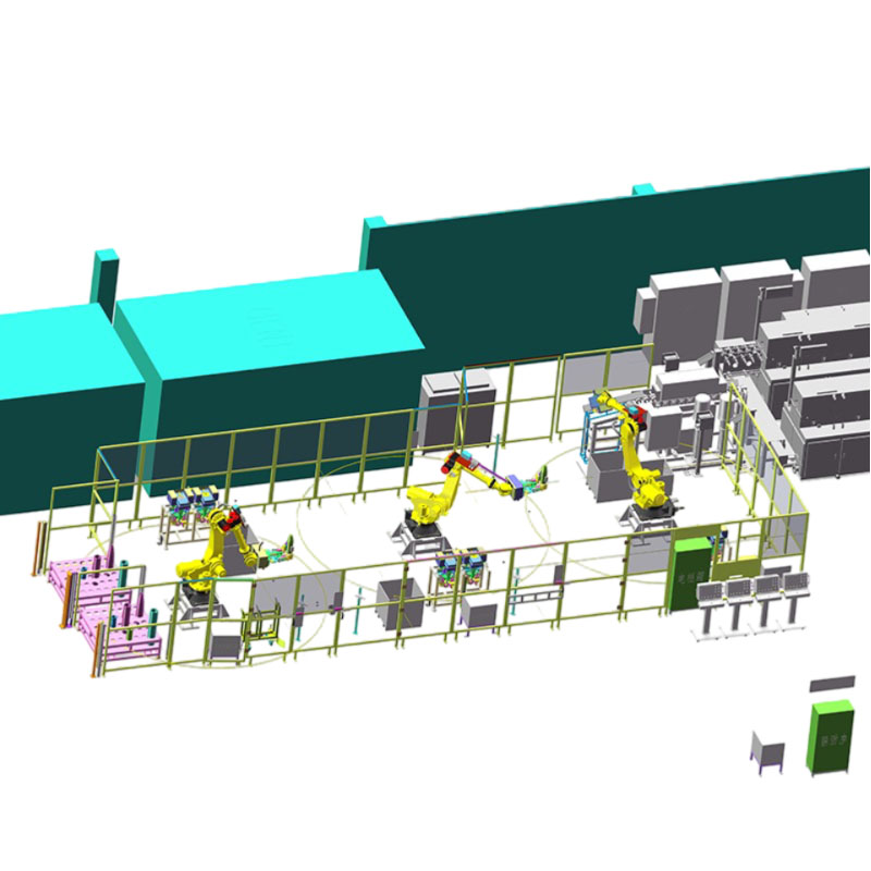 Industrial Robot Automated Handling Line